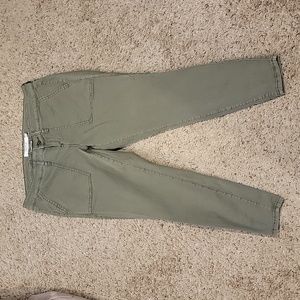 Torrid Olive Green skinny jeans